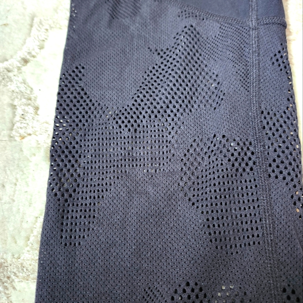 Black Mesh Leggings